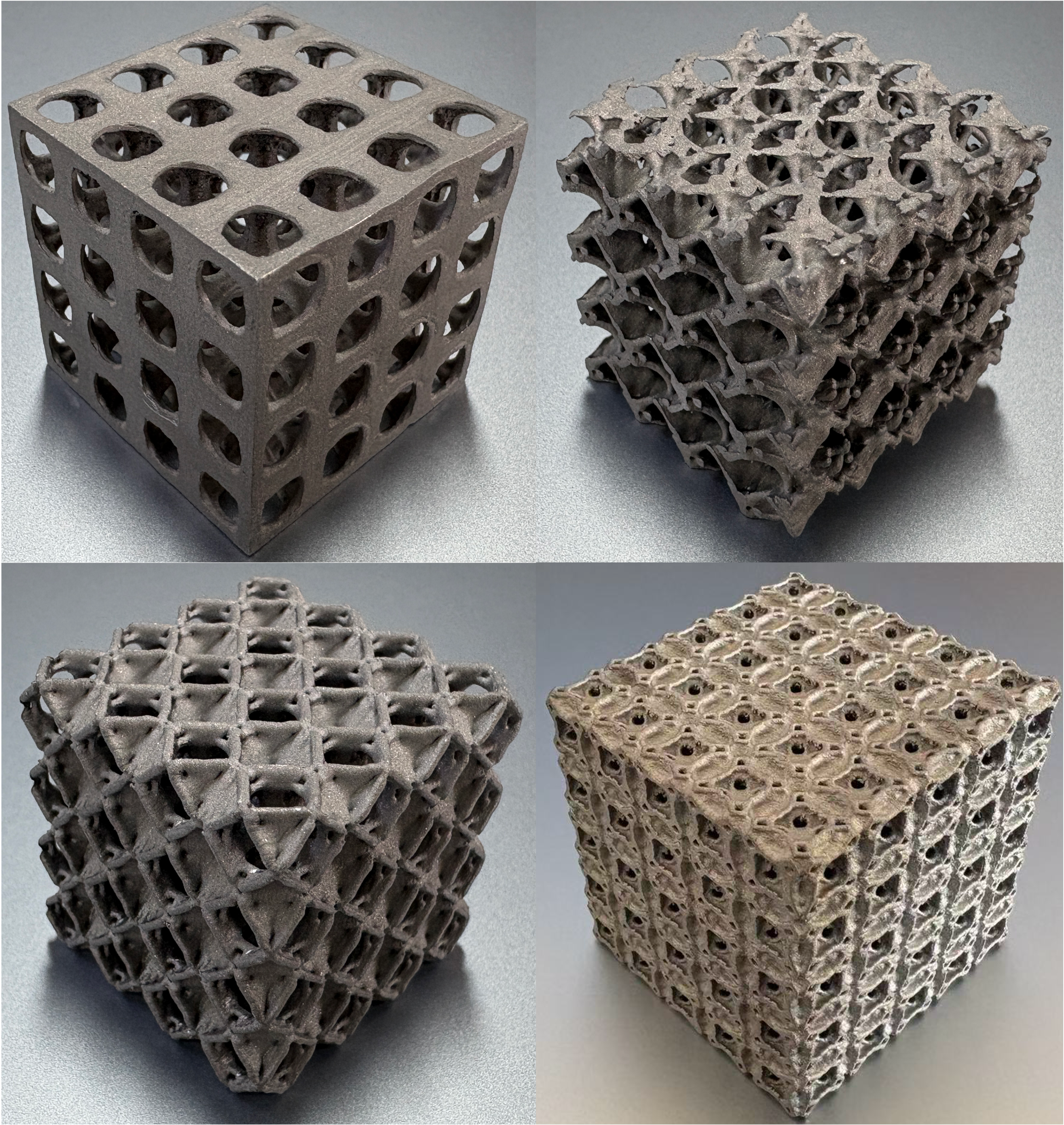 Fabricated AlSi10Mg lattice specimen